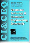 Chemical Industry & Chemical Engineering Quarterly雜志封面